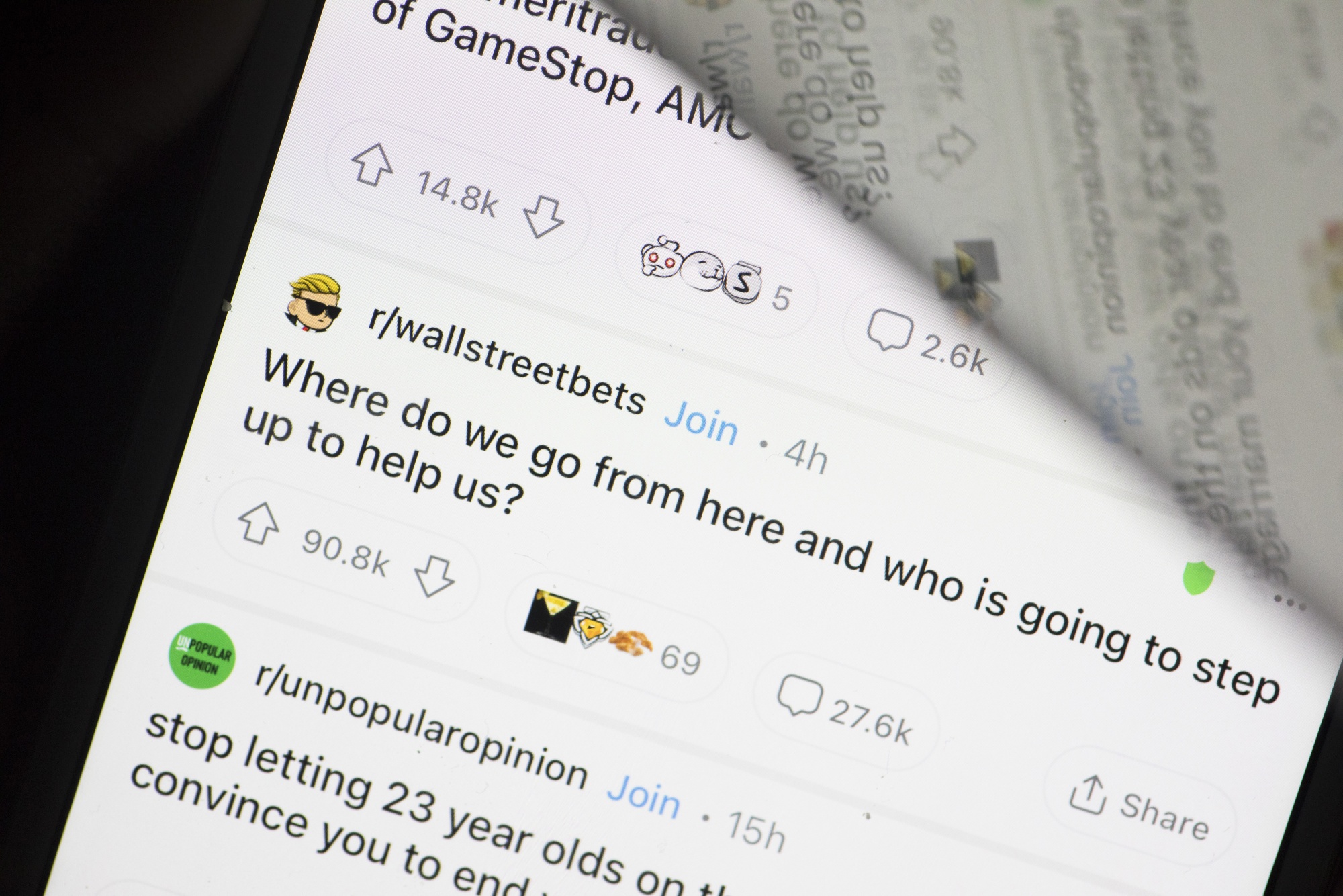 WallStreetBets Forum as Hedge Funds Lose Billions to Reddit Traders Running Amok