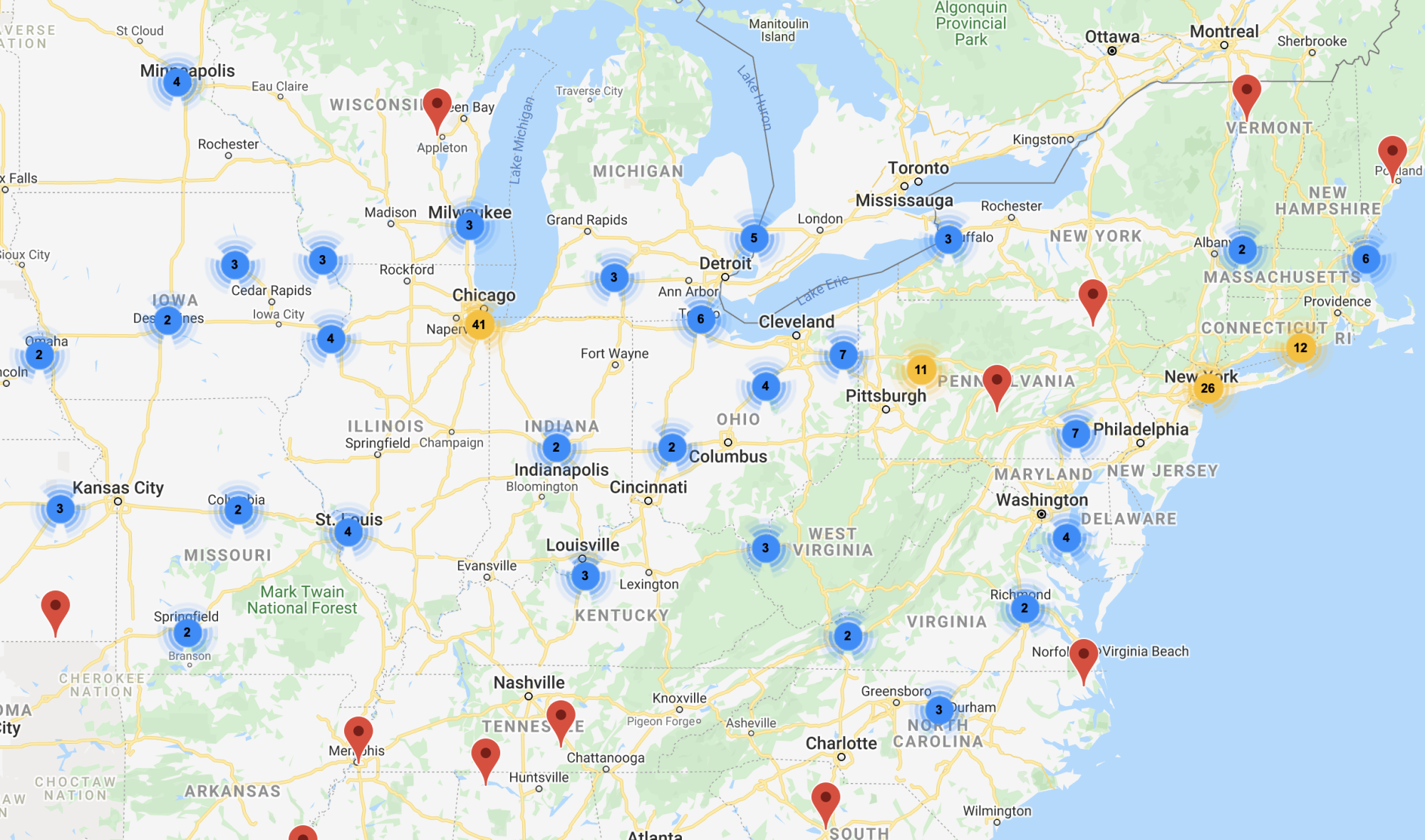 The Real Scope of U.S. Worker Strikes, Mapped Bloomberg