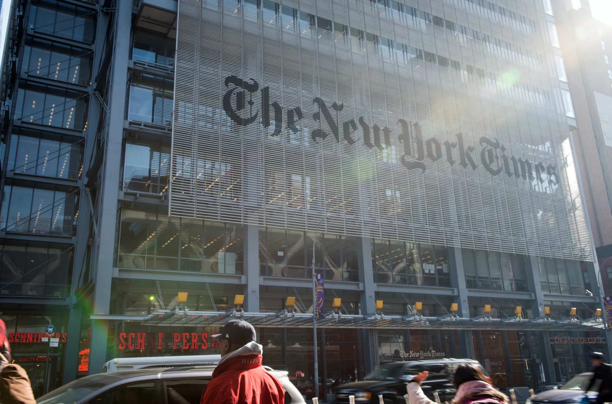 The New York Times Co. headquarters in New York.