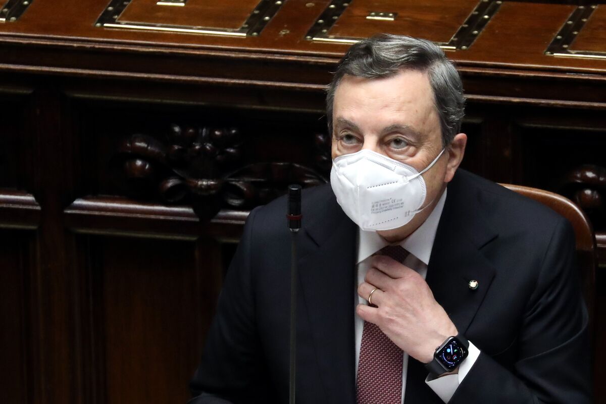 Il primo ministro italiano Mario Draghi deve affrontare la resistenza del suo più forte alleato