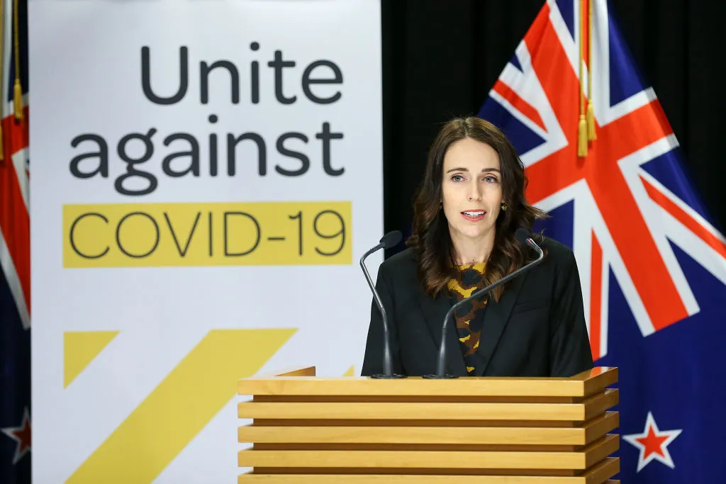 New Zealand Prime Minister Jacinda Ardern.
