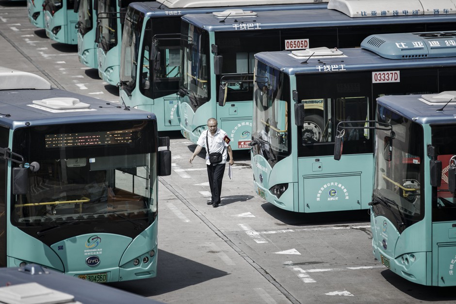 The Chinese city of Shenzhen's entire 16,000-strong bus fleet is now battery powered. 