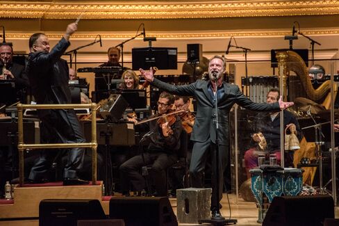 Sting performs at ‘An Evening with Sting: Symphonicities at Carnegie Hall’