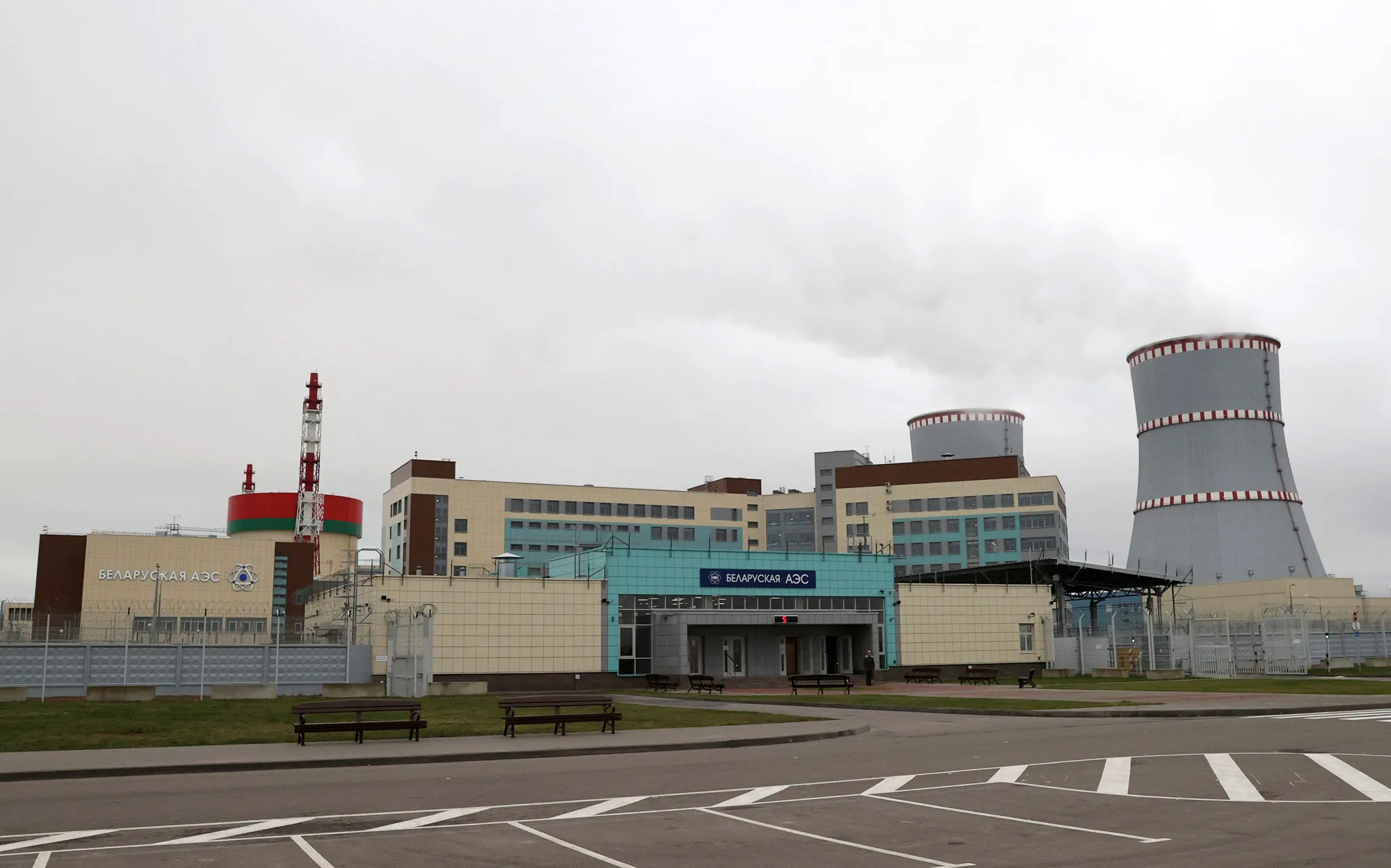 The Astravets nuclear power plant in Belarus.