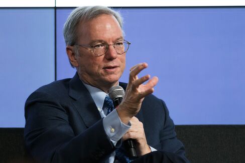 Eric Schmidt, chairman of Alphabet Inc.