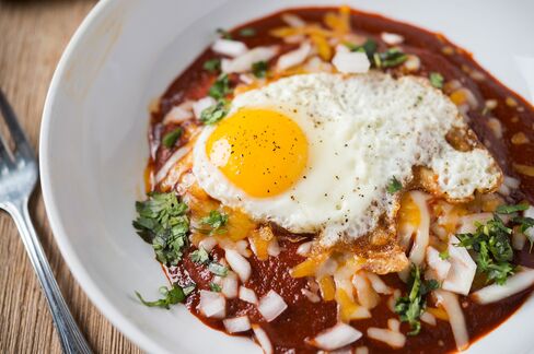 At Javelina, you can find the stacked enchiladas of West Texas, glued together with cheese (and topped with a fried egg).