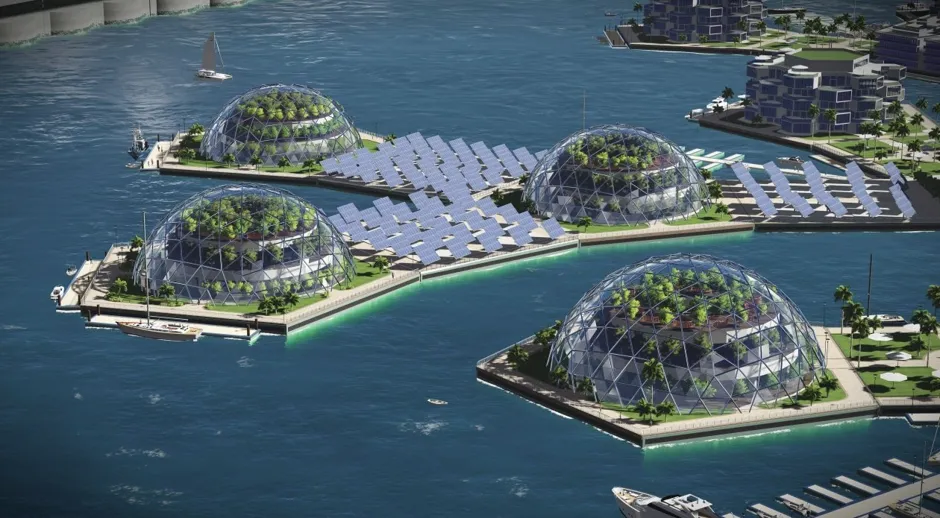 The Unsinkable Libertarian Dream of the Floating City - Bloomberg