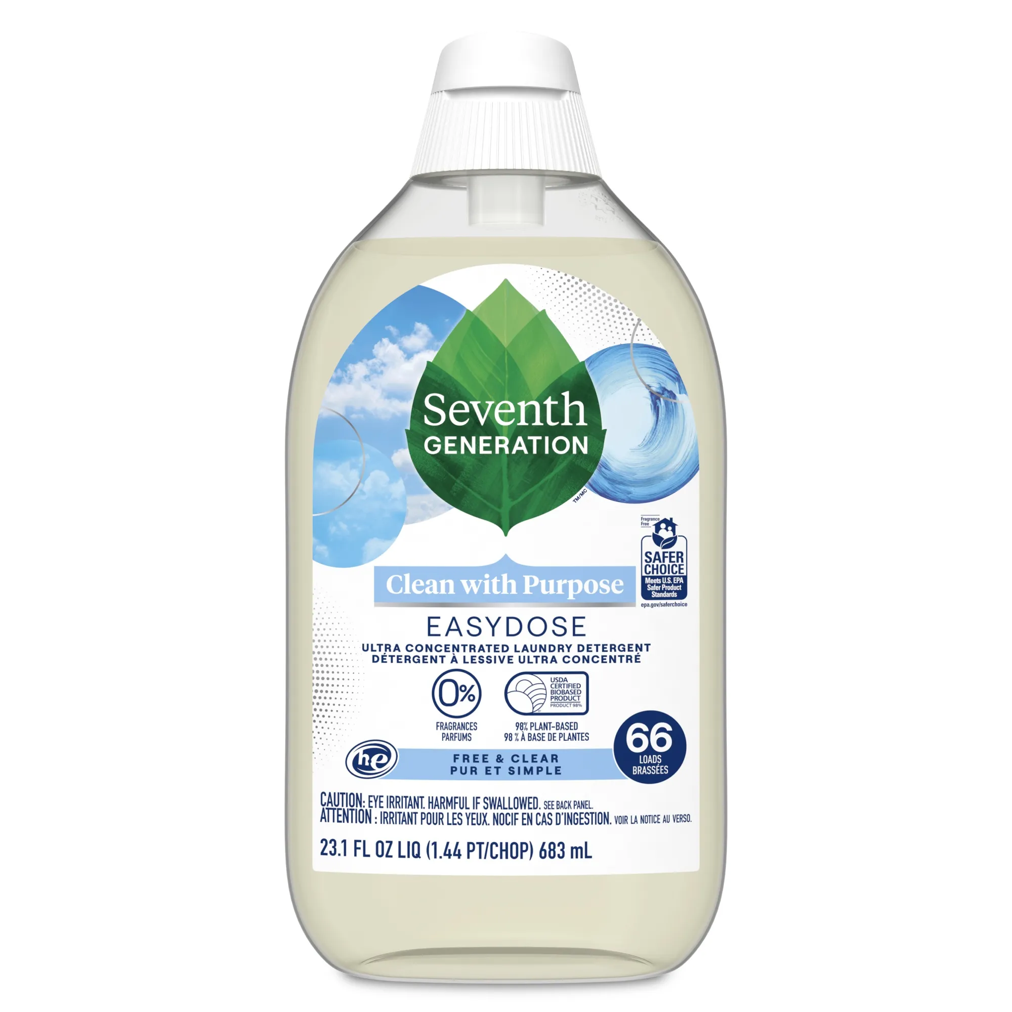 Seventh Generation's EasyDose Ultra Concentrated Laundry Detergent.&nbsp;