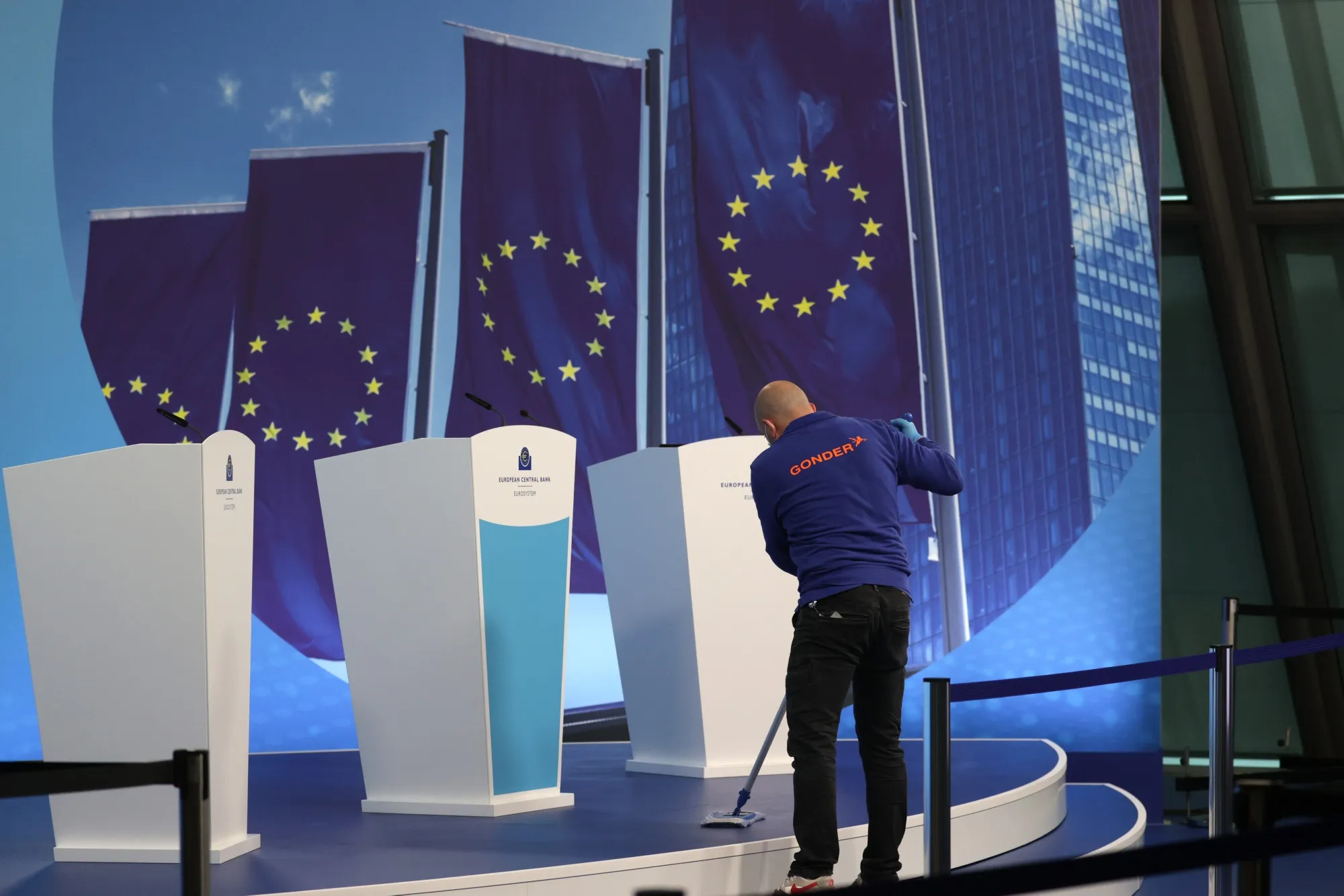 European Central Bank Rates Announcement News Conference