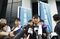 Demosisto News Conference As Joshua Wong And Other Protest Leaders Arrested Before Weekend Rallies