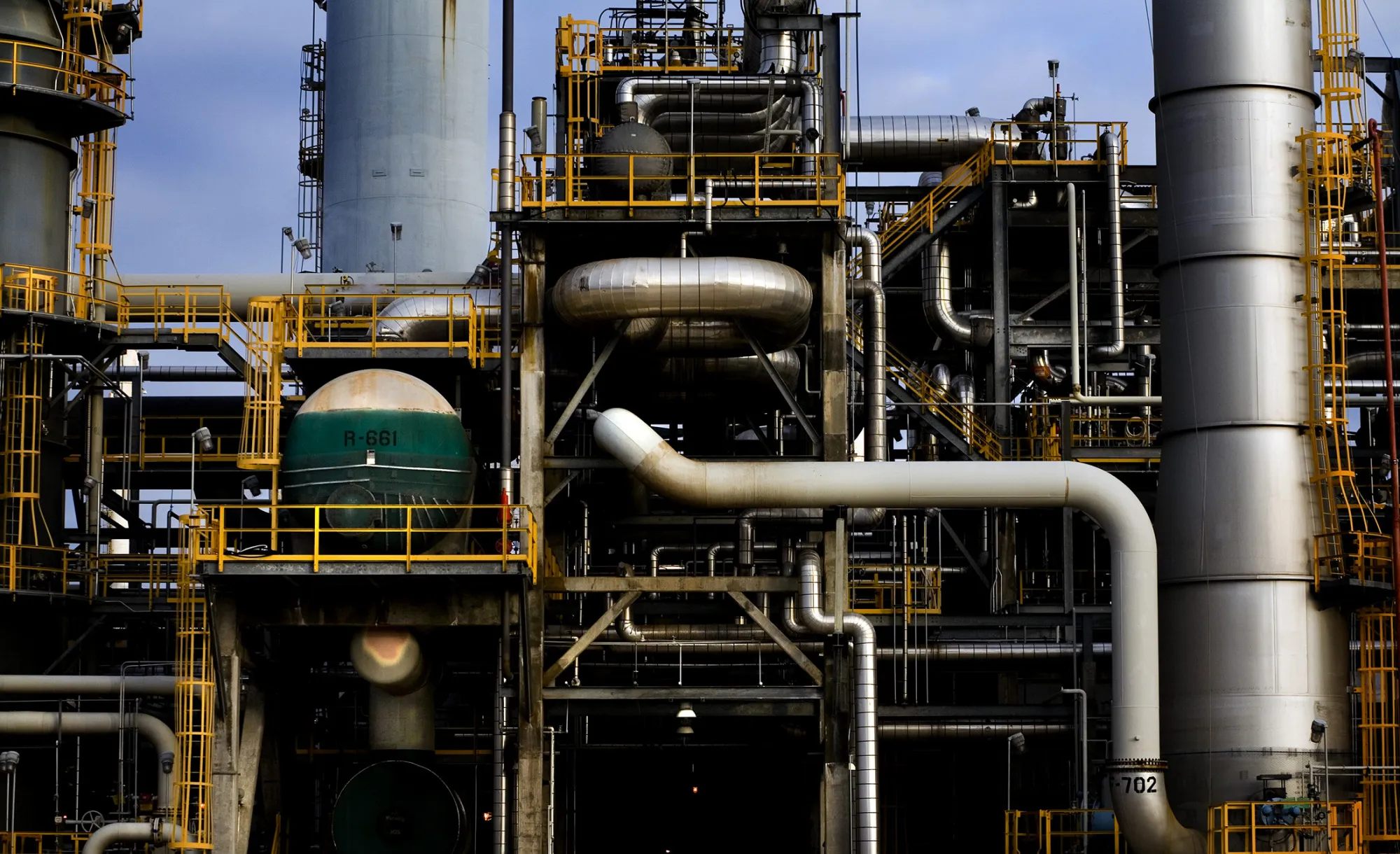 Exxon refinery in Baytown, Texas.
