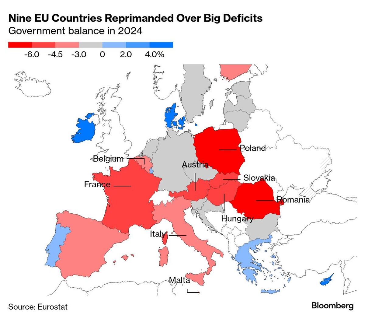 EU Calls Out One Third of Members for Breaking Its Fiscal Rules