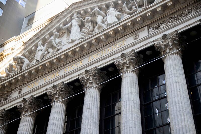 The New York Stock Exchange (NYSE) in New York, US. 