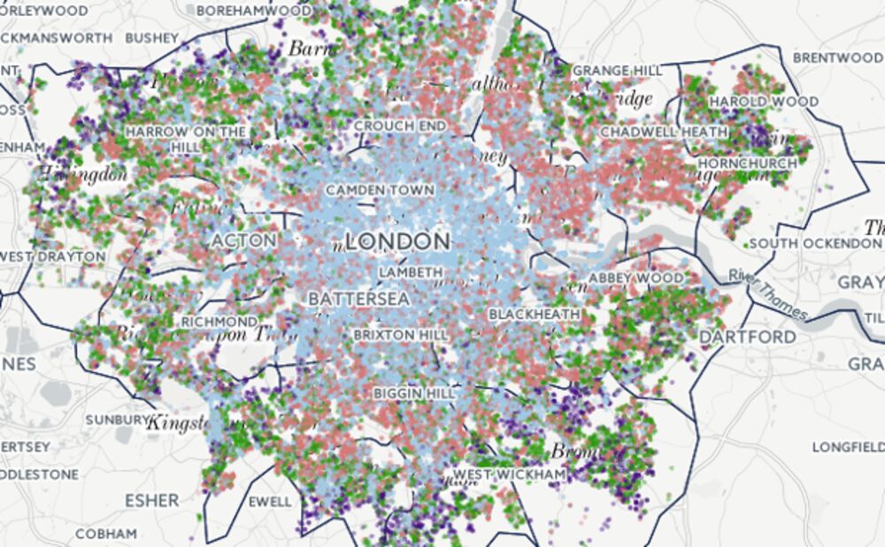 Map Of London Suburbs This London Real Estate Map Shows Prices Rising in the Suburbs and 