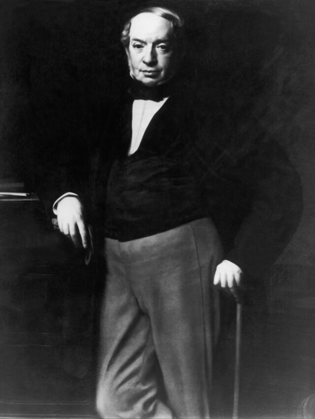 Baron James Mayer de Rothschild, founder of The Rothschild Bank's French branch, circa 1850.