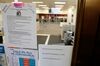 A State of Michigan Unemployment Agency office currently closed because of coronavirus, in Detroit, Michigan on March 26.