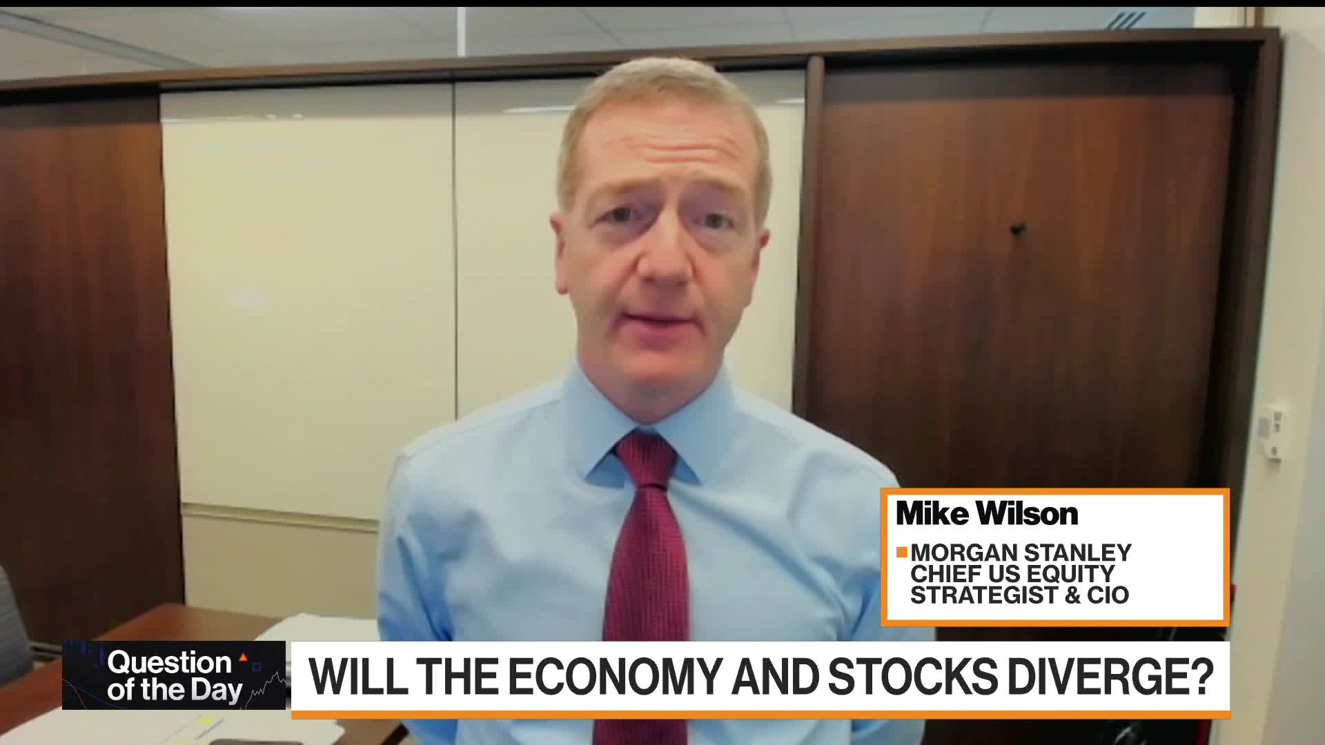 Watch Morgan Stanley's Wilson On Stocks, China Reopening - Bloomberg