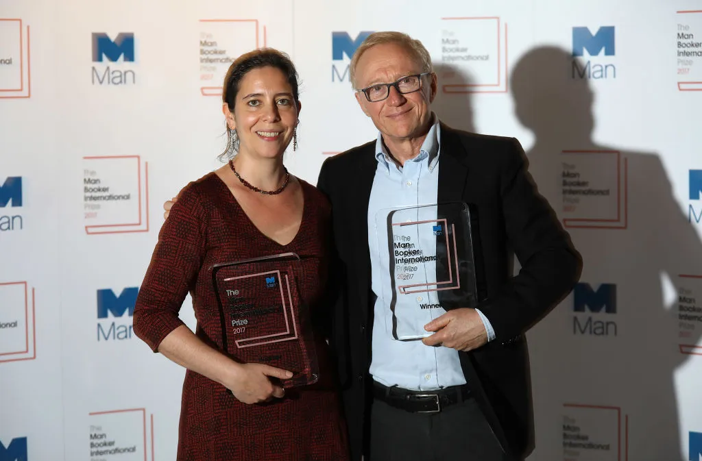 David Grossman with his translator Jessica Cohen.
