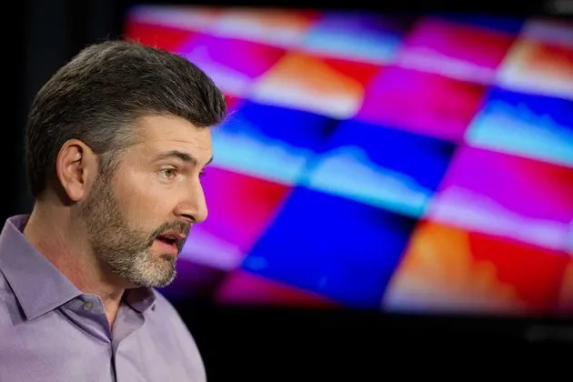 Adam Nash, president and chief executive officer of Wealthfront during an interview in San Francisco on Feb. 21