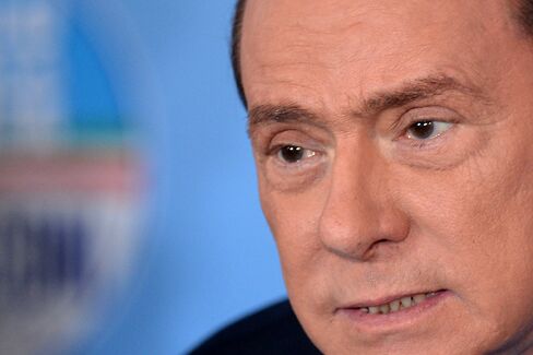 Former Italian Prime Minister Silvio Berlusconi