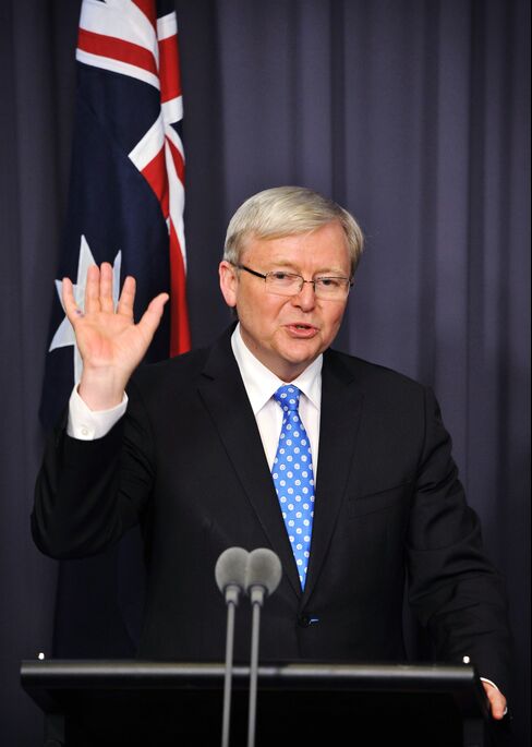 Australia's Prime Minister-Elect Kevin Rudd