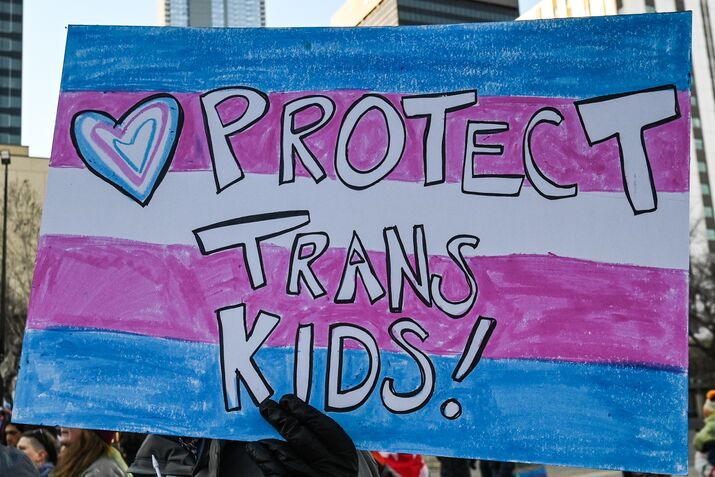 Edmonton Rally In Support Of Trans Youth