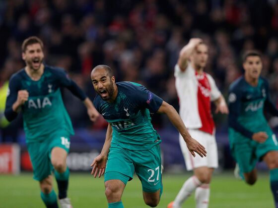 Ajax Shares Fall 21% as Spurs Snatch Final Spot With Late Winner