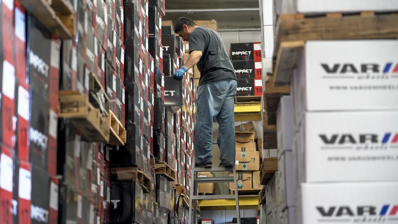 Operations At A Jiangsu Siborui Import and Export Co. Warehouse As Auto Parts Supplier Fears China's Silent Factories