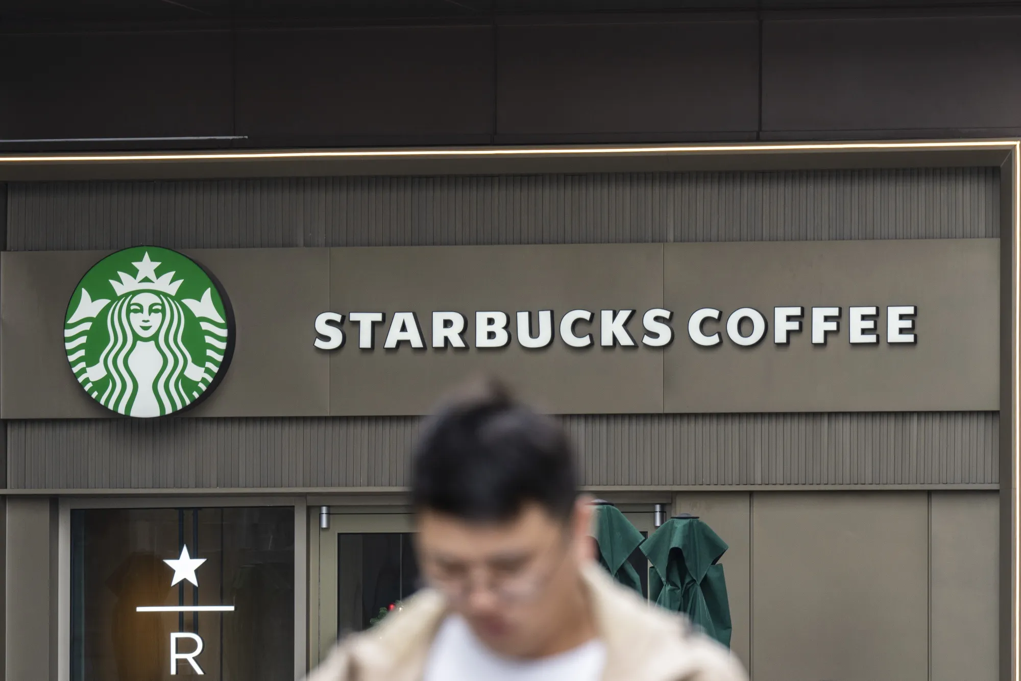 A Starbucks Corp. store in Shanghai.