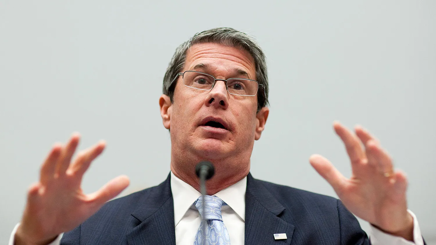 Senator David Vitter, a Republican from Louisiana, testifies at a House Financial Services subcommittee hearing on the Securities Investor Protection Corp. (SIPC) in Washington, D.C., U.S., on Wednesday, March 7, 2012.

