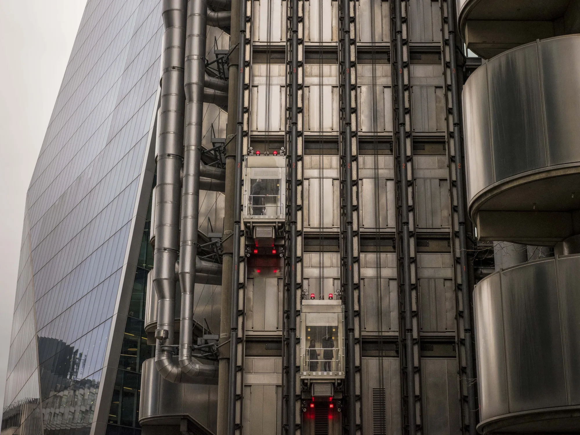 The Lloyds of London building in the City of London, U.K.