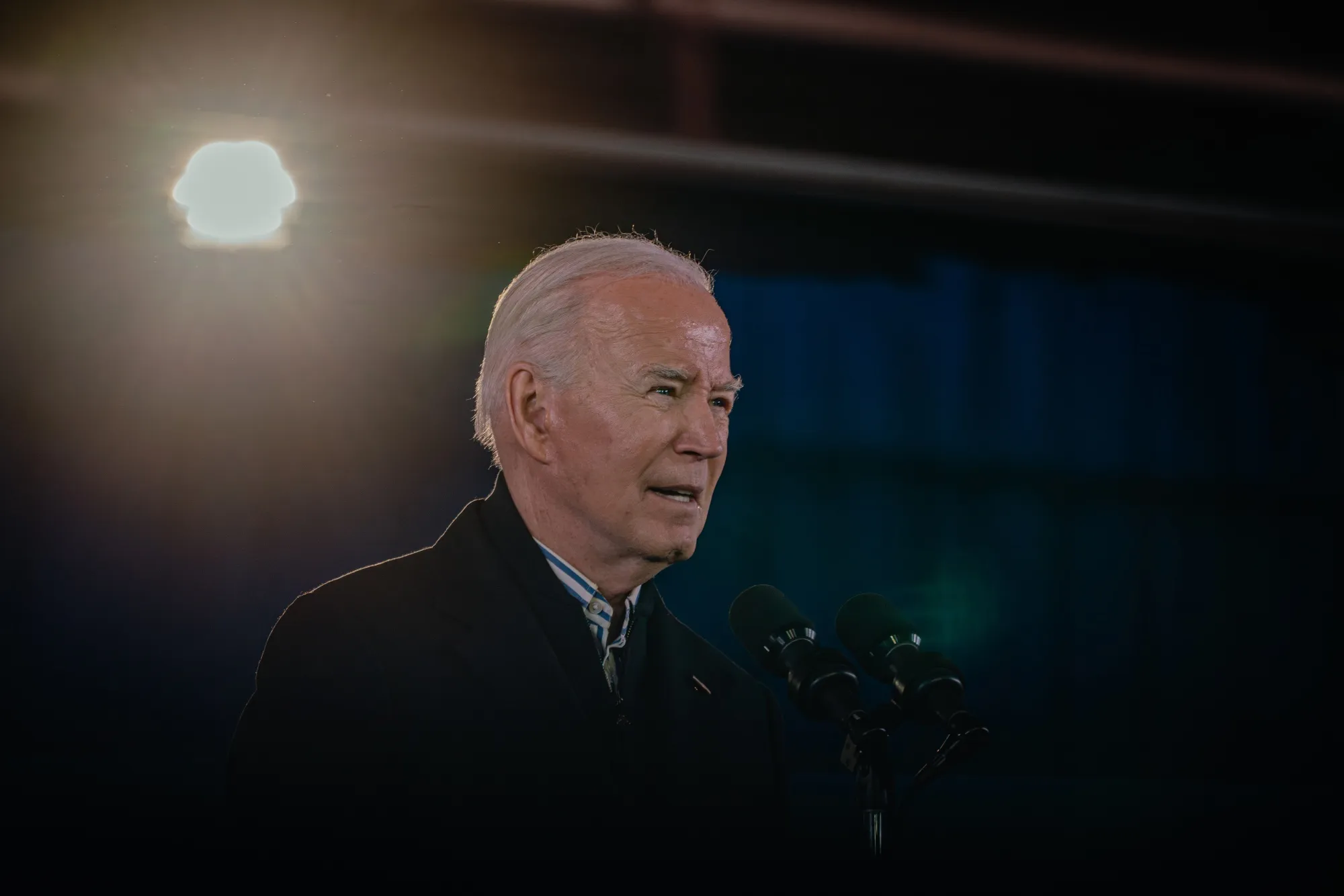 Joe Biden speaks&nbsp;at the Wisconsin Black Chamber of Commerce in Milwaukee, Wisconsin on Dec. 20.