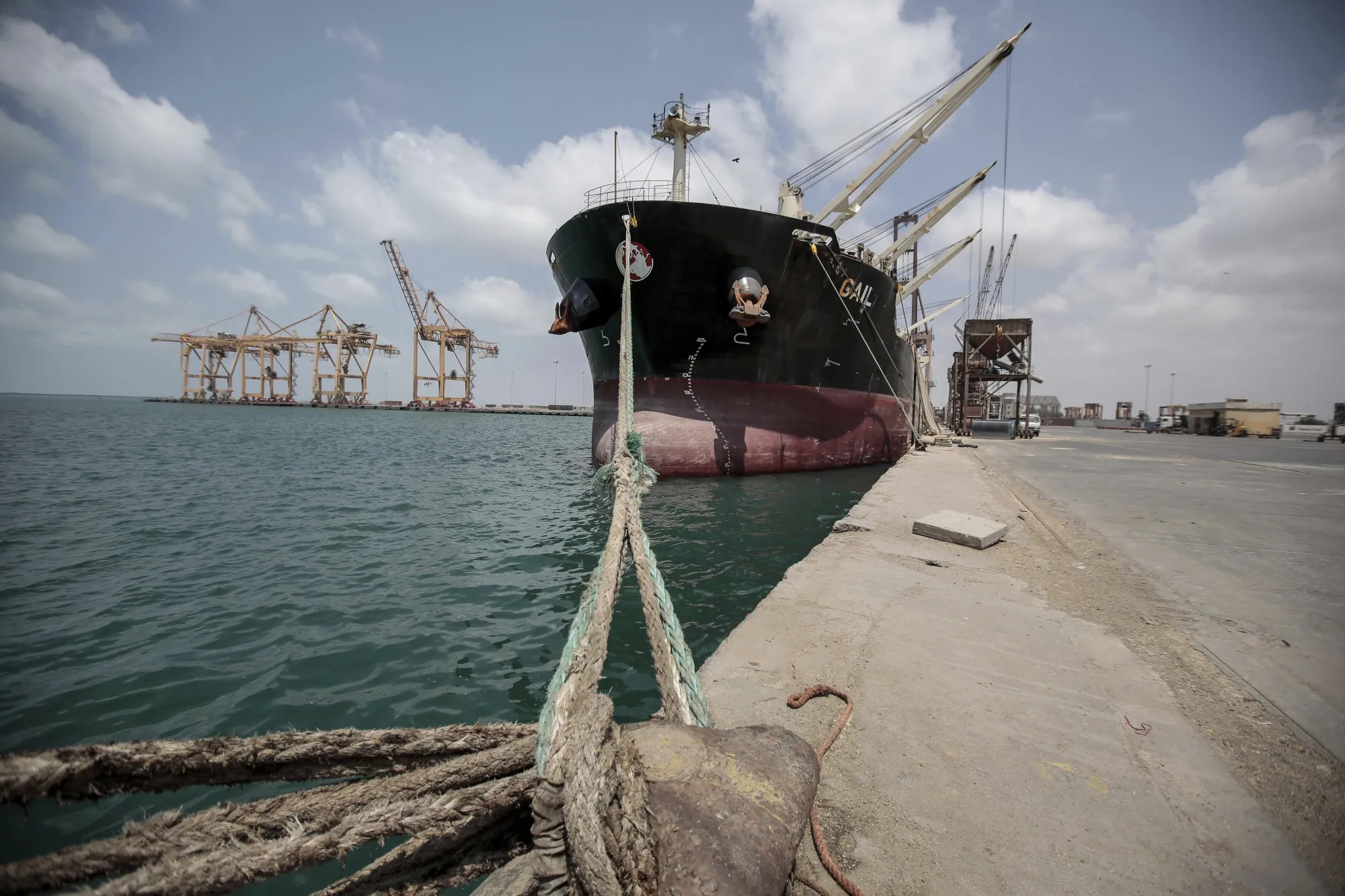 Hodeida port, Yemen.