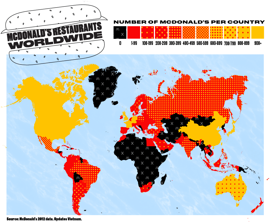 Mcdonalds World Map