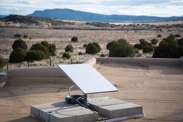 A Starlink Satellite Residential Home Installation