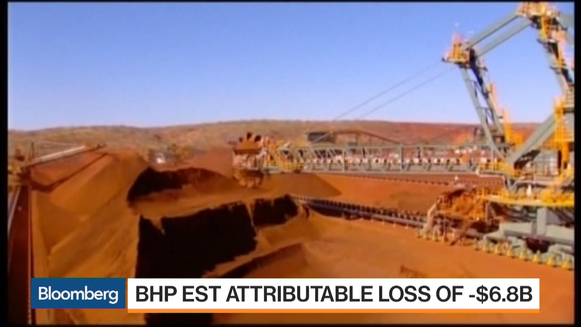 Watch BHP Expected To Report First Loss Since 2001 Billiton Merger ...