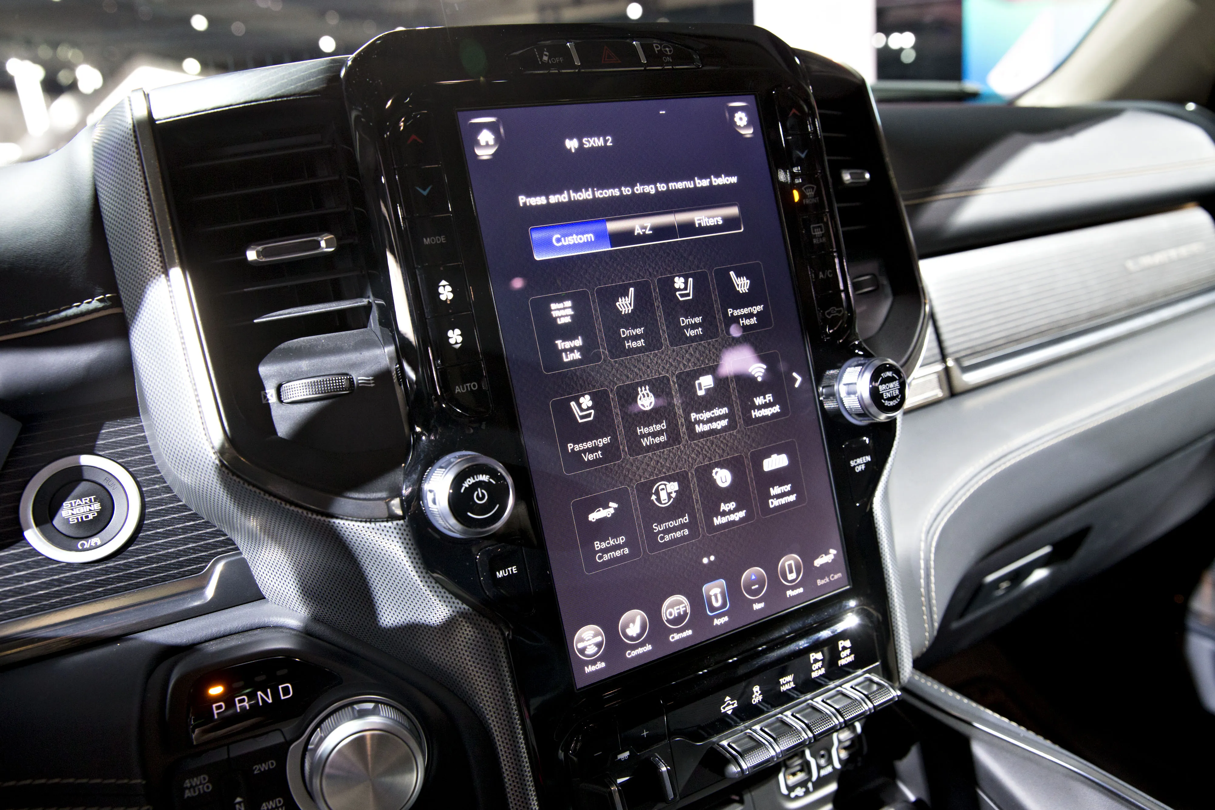 Ram 1500 display