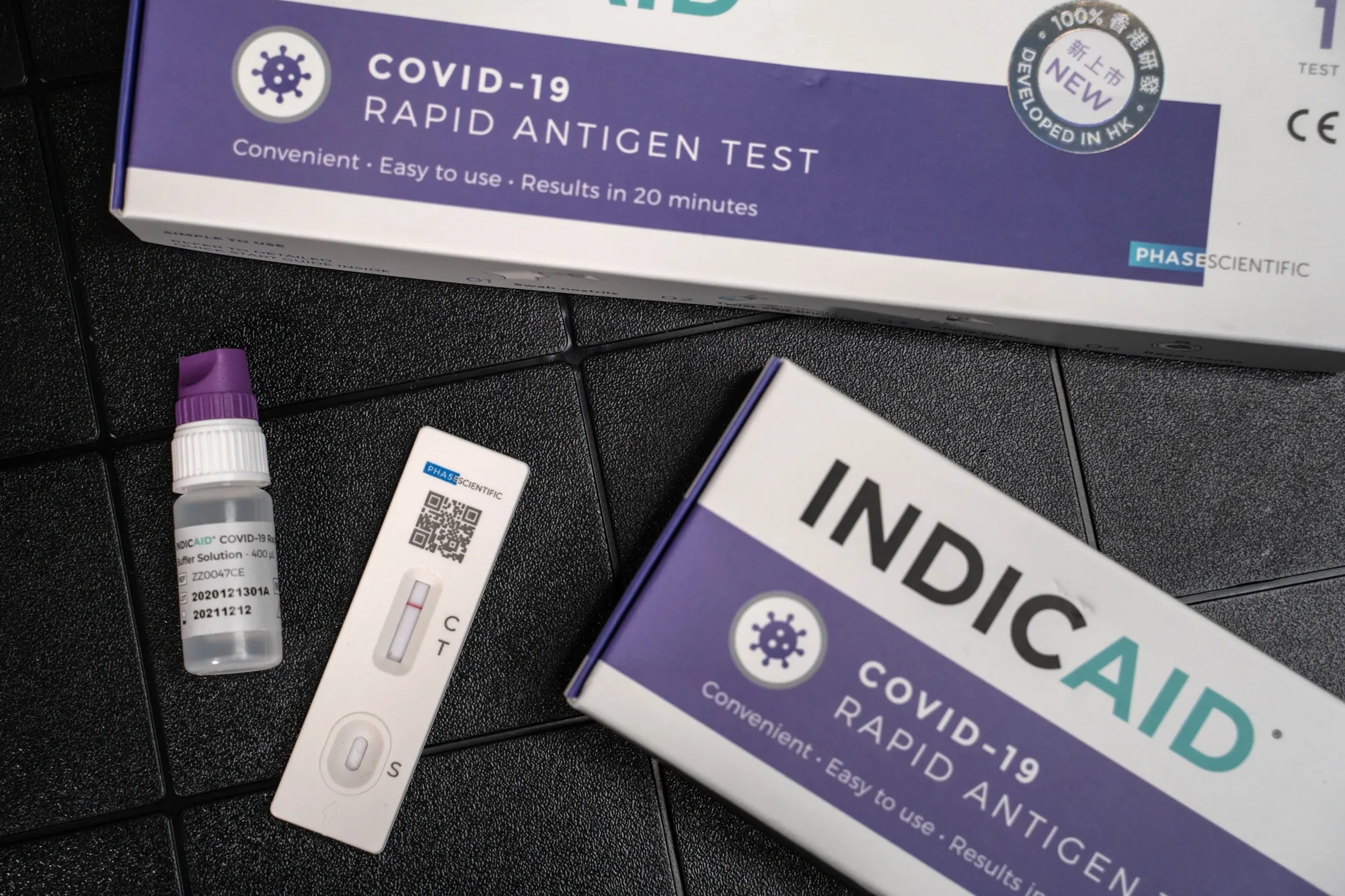 A rapid antigen test kit from Phase Scientific International Ltd.