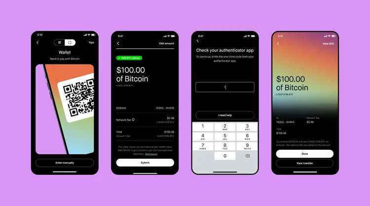 Robinhood’s cryptocurrency wallet.