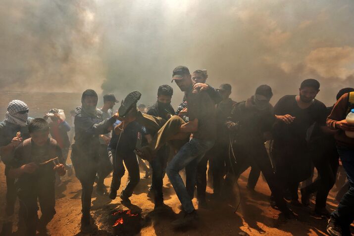 TOPSHOT-PALESTINIAN-ISRAEL-US-CONFLICT