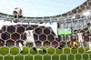 Keisuke Honda of Japan scores his team's second goal during the 2018 FIFA World Cup Russia group H match between Japan and Senegal.
