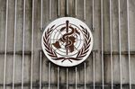 Signage for the World Health Organization&nbsp;in Geneva, Switzerland.