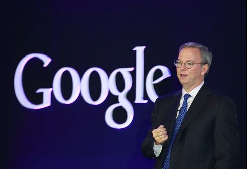 Google Chairman Eric Schmidt