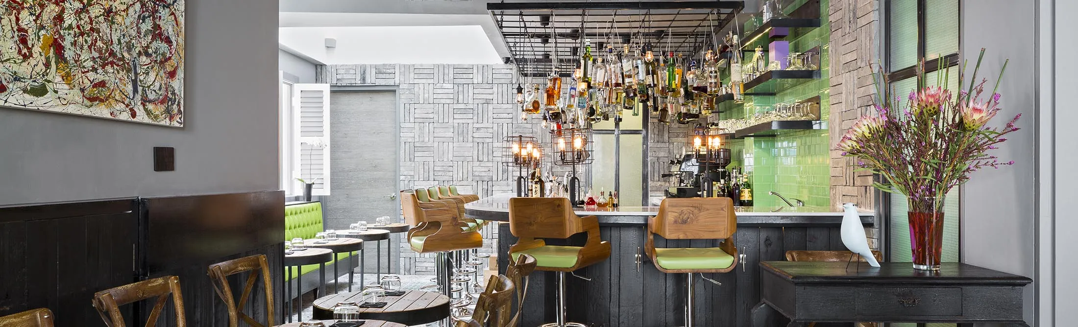 The bar at Tippling Club.
