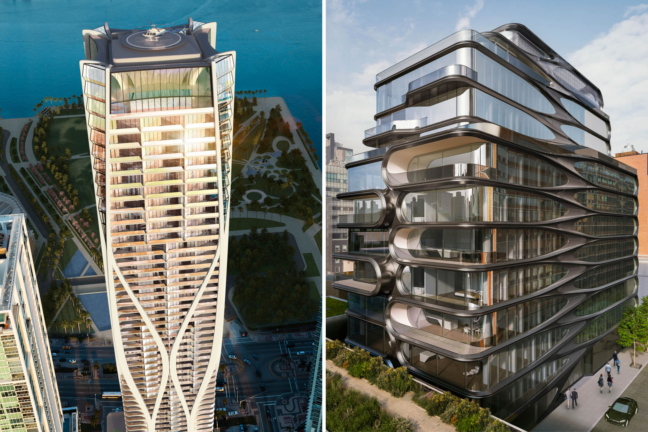 New York vs. Miami: Zaha Hadid's $50 Million Penthouses ...