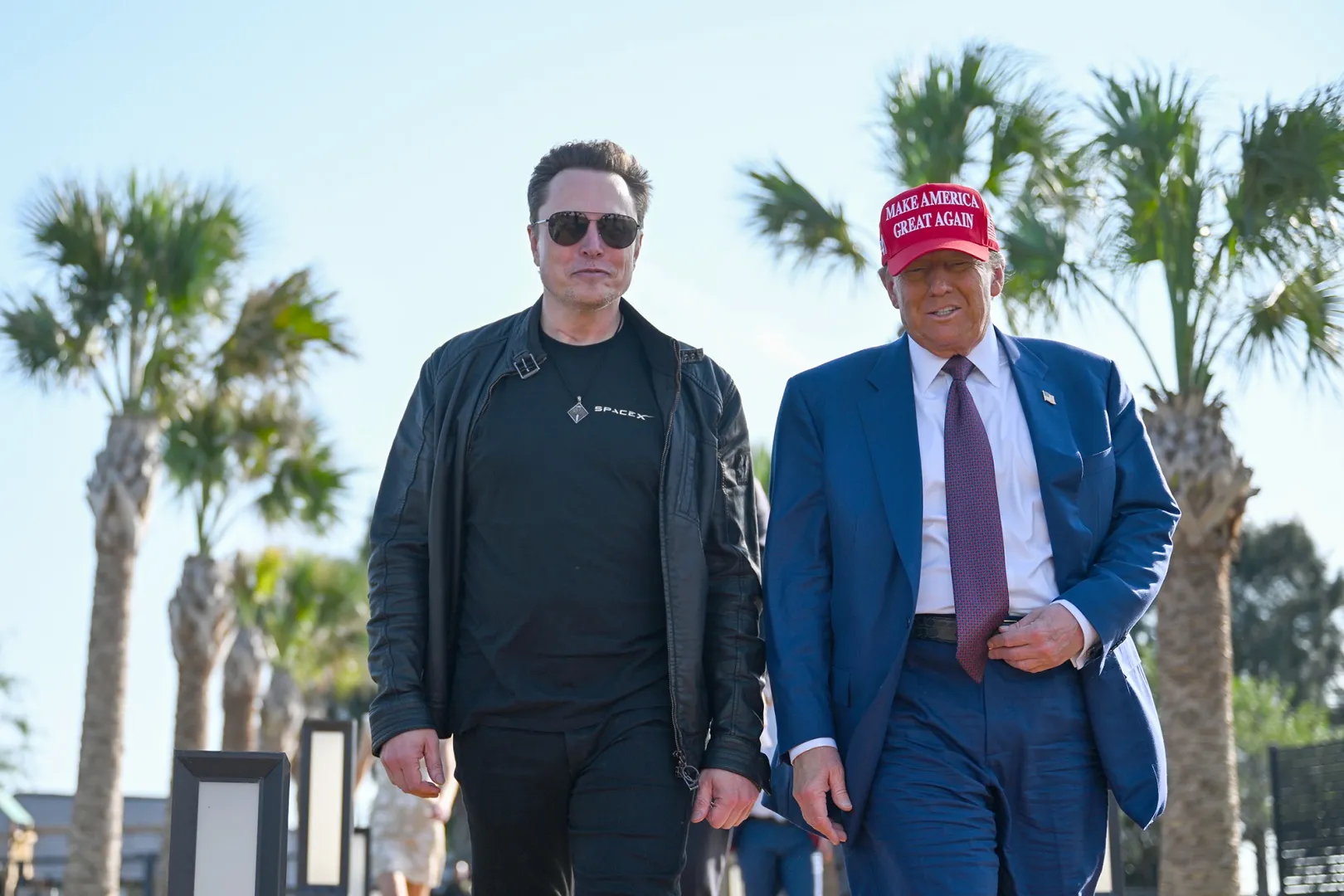 Donald Trump and Elon Musk.