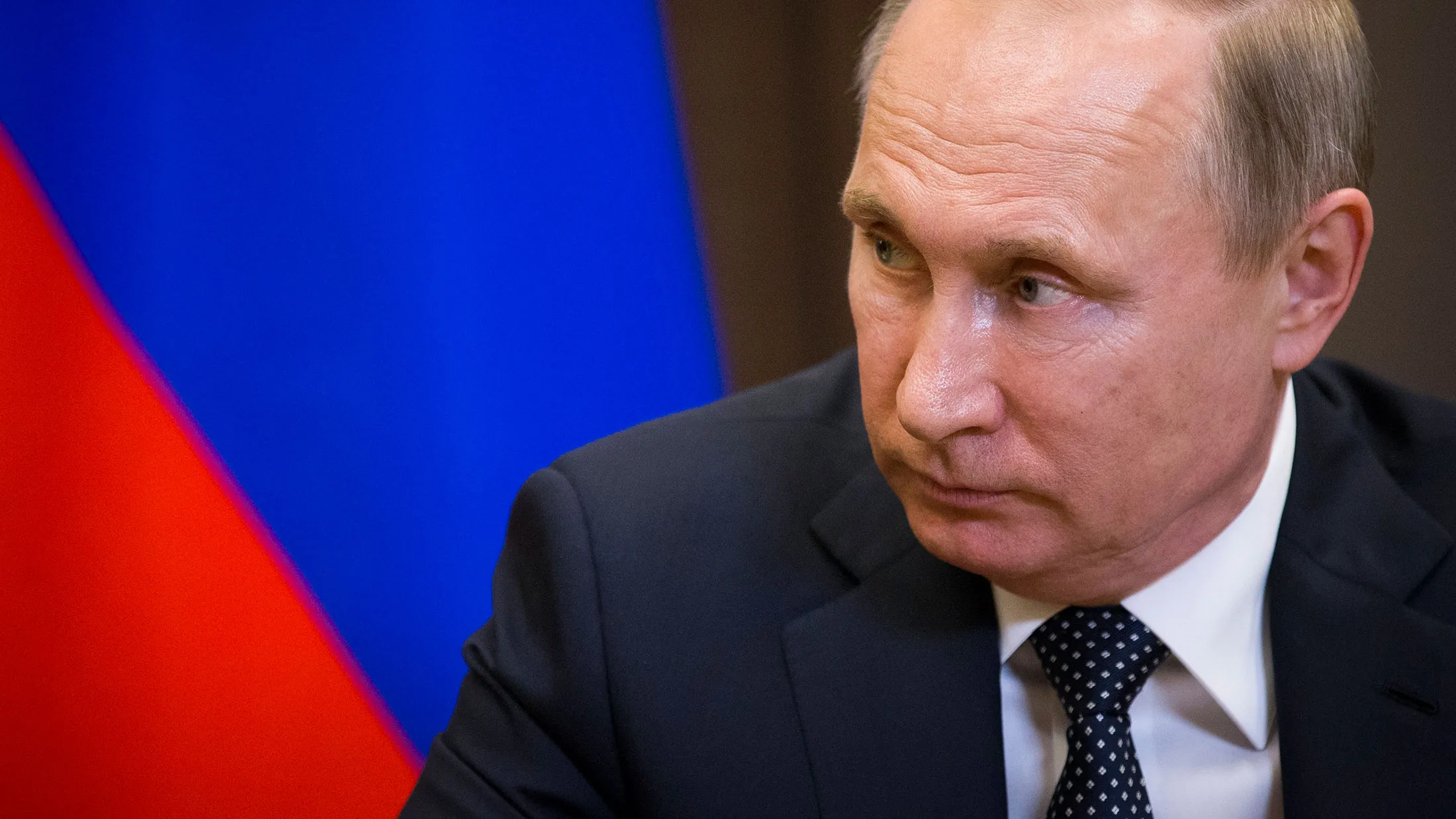 Russian President Vladimir Putin attends a meeting in Sochi on May 2, 2017.
