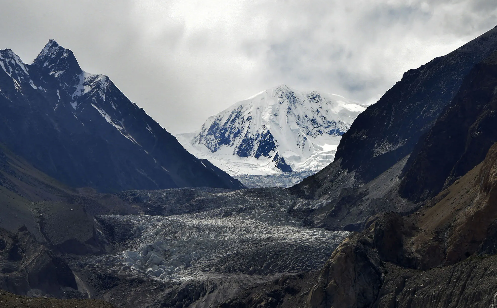 Passu glacier near Passu village in Pakistan’s Gilgit-Baltistan region in June 2022.