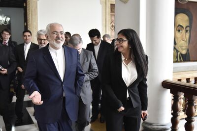 Venezuela Receives Iran Foreign Minister And Delegation