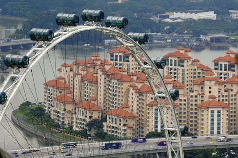 Singapore Home Price Gains Slow Most in Three Quarters on Curbs